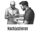 Nachjustierung Mähroboter vor Ort