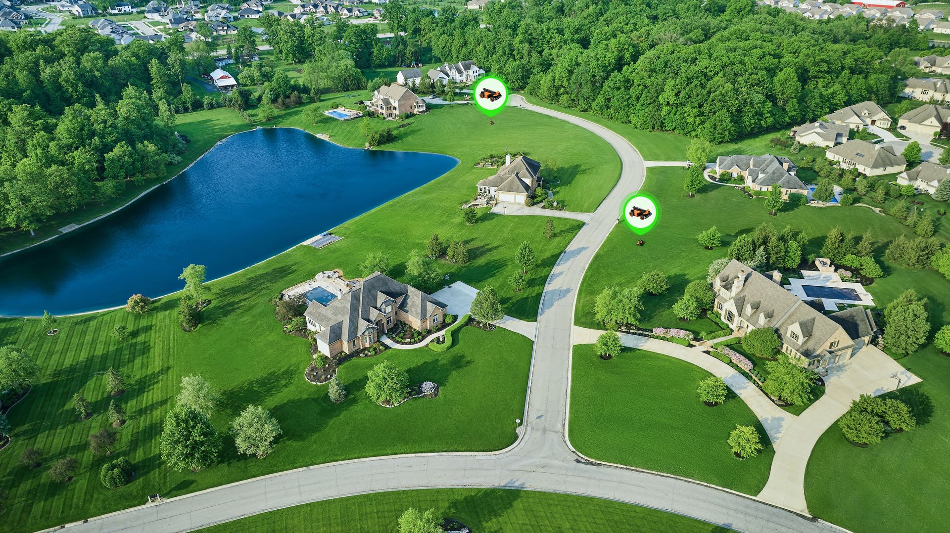 Segway Robotermäher CM240M1 bis zu 24000m2 Navimow Terranox CM240M1